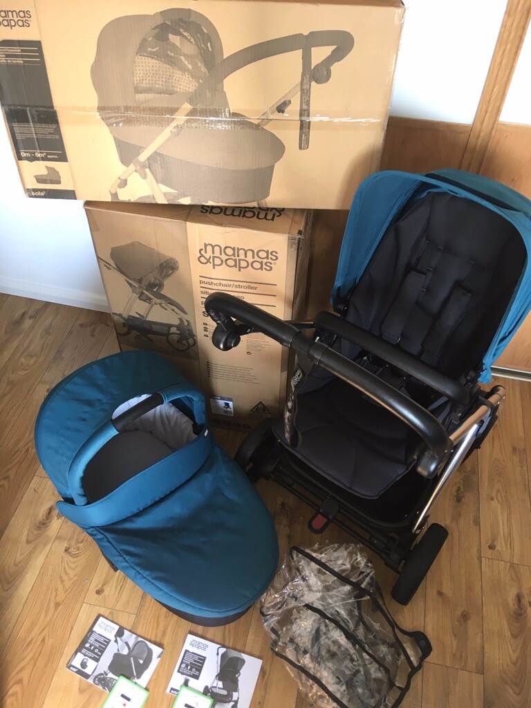 mamas and papas sola 2 petrol blue